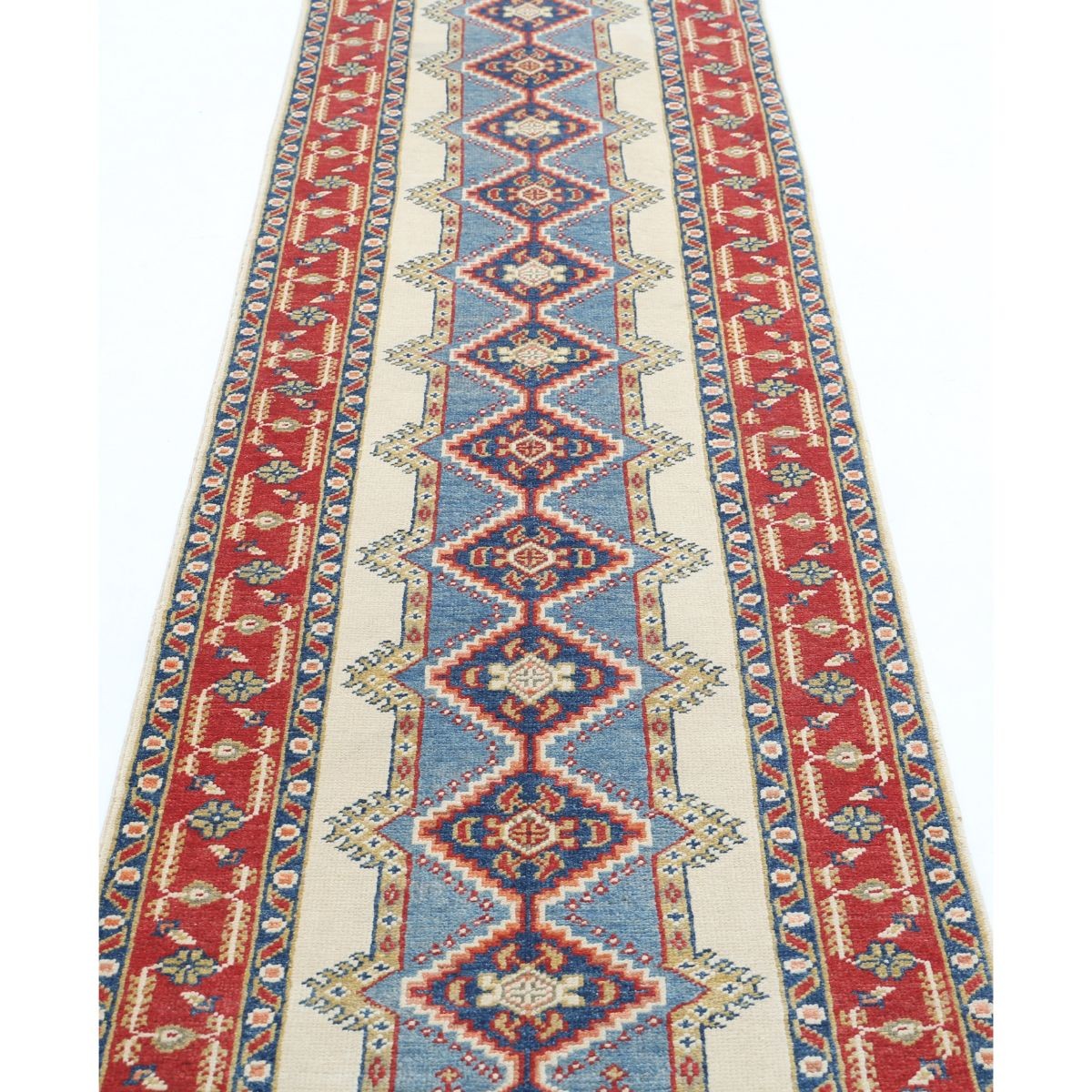 Revival 3x10 Handmade Double Knotted Washable Wool Runner - Colorful