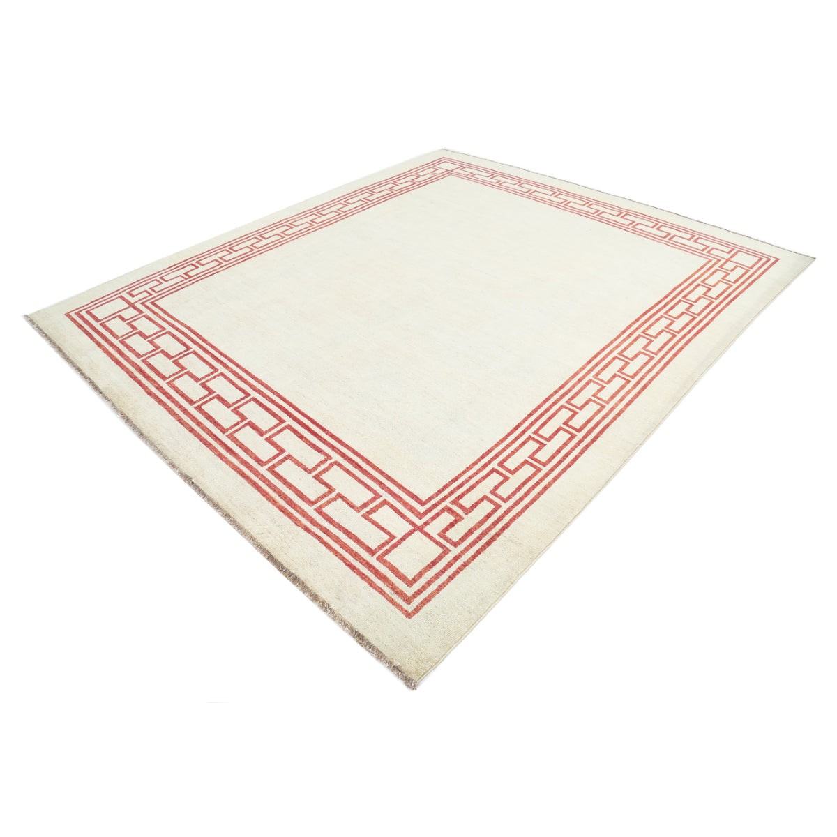 Modcar 8x9 Handmade Double Knotted Washable Wool Rug - Colorful