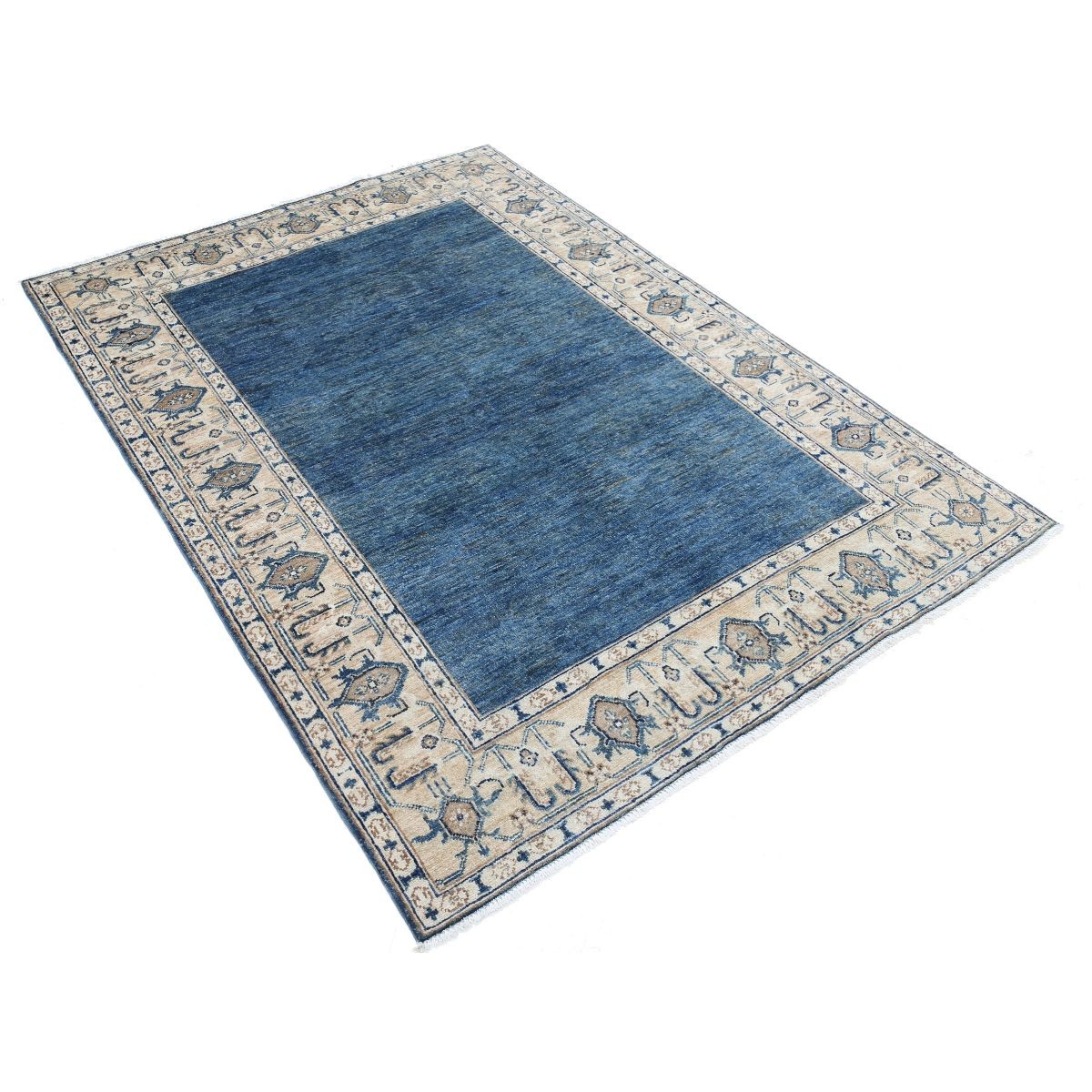 Ziegler 5x6 Handmade Double Knotted Washable Wool Rug - Colorful