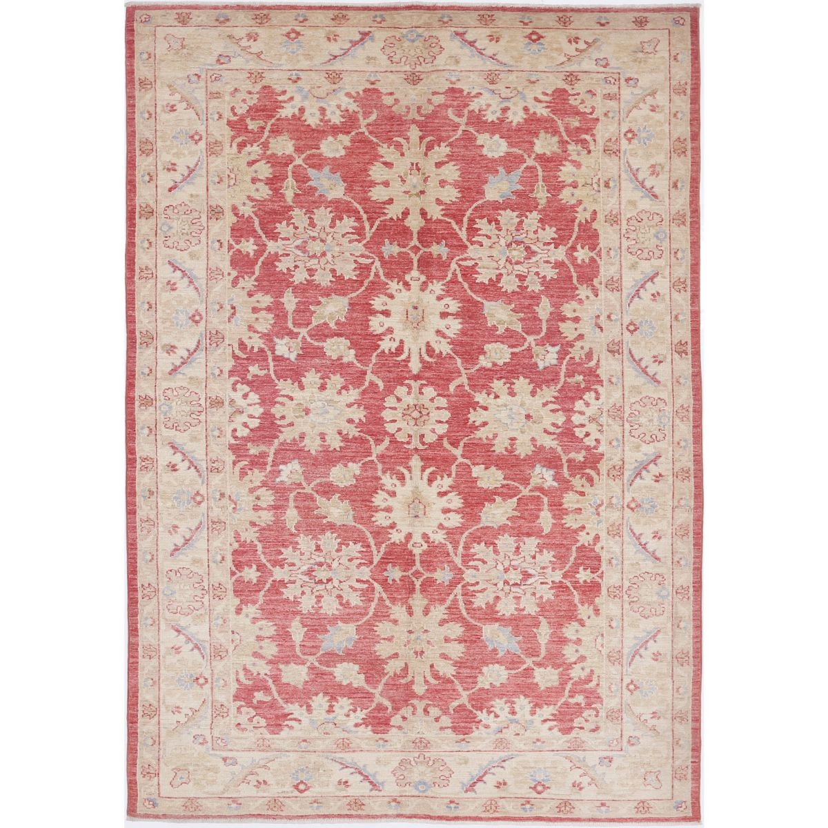 Ziegler 5x7 Handmade Double Knotted Washable Wool Rug - Colorful