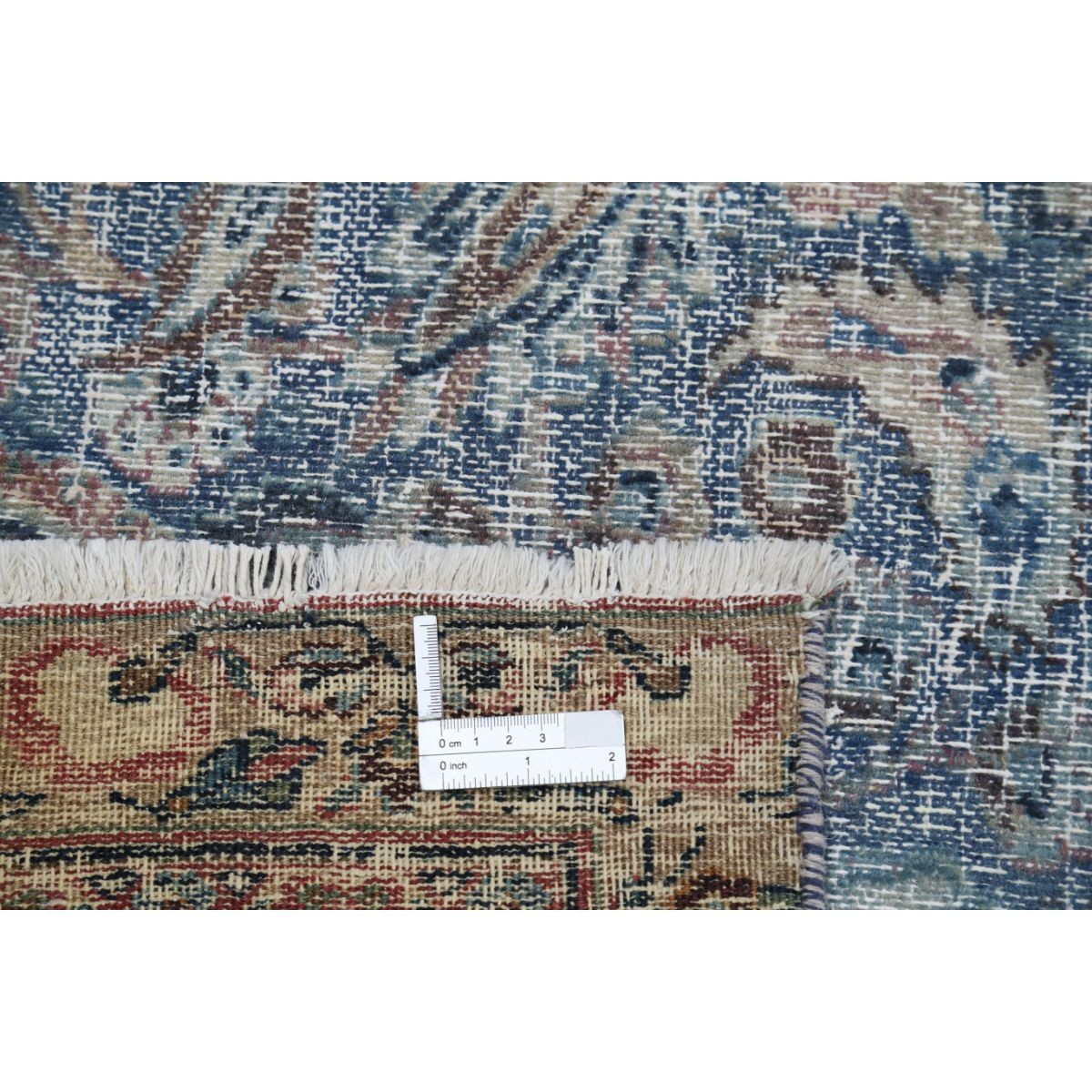 Vintage 11x15 Handmade Double Knotted Washable Wool Rug - Soft Hues