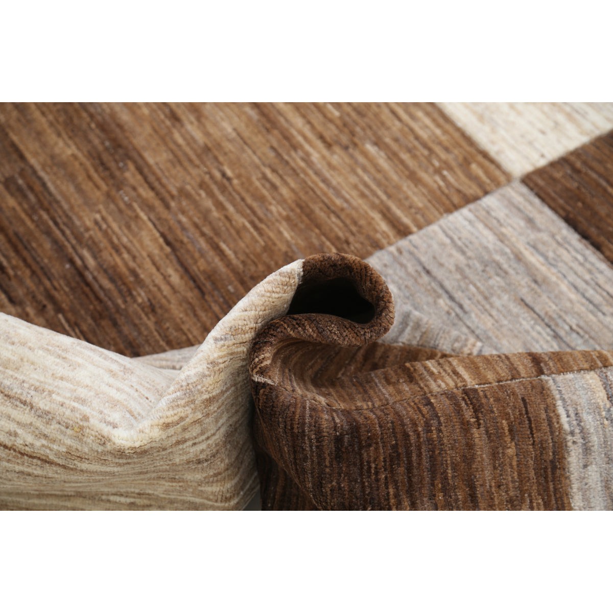 Modcar 6x10 Handmade Double Knotted Washable Wool Rug - Colorful