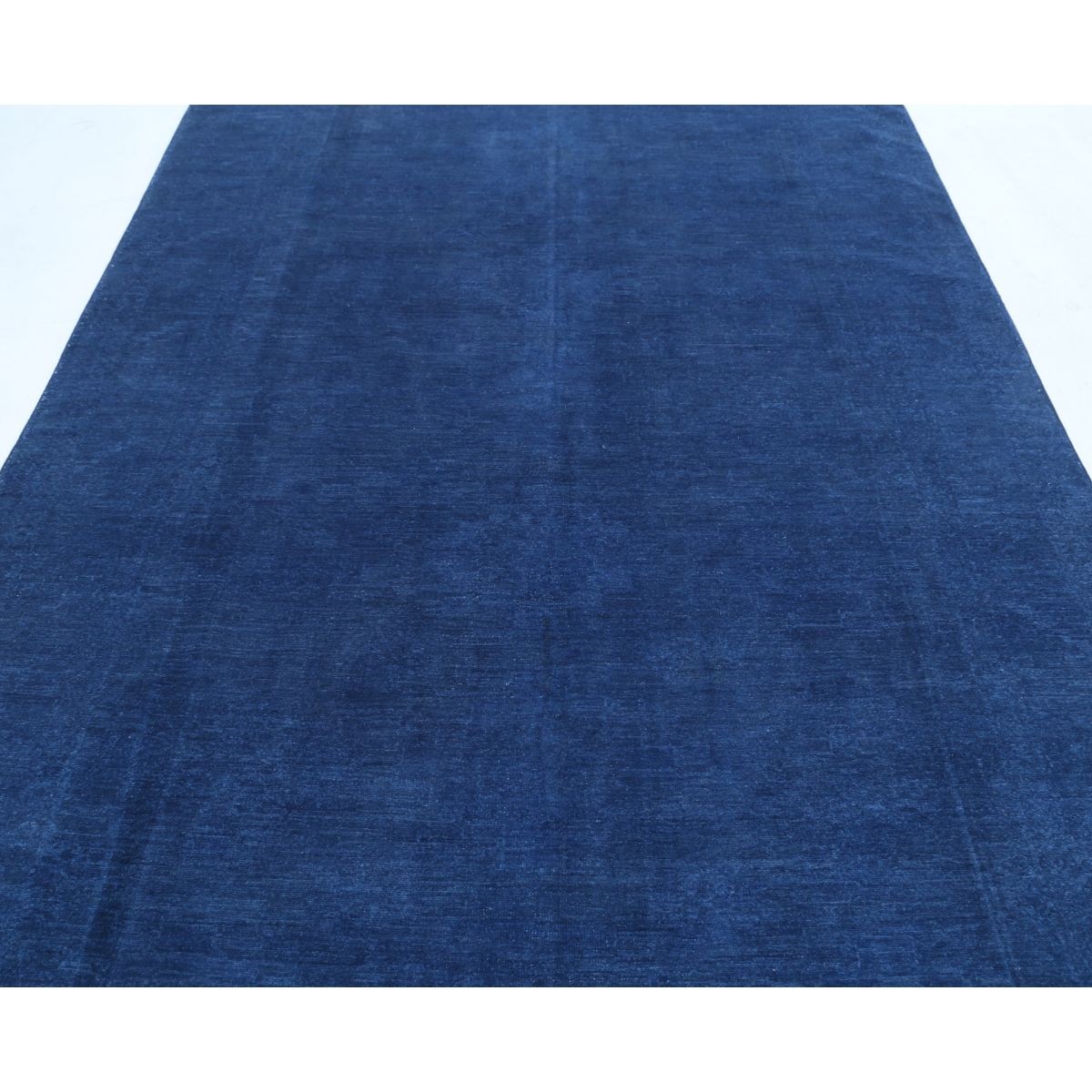 Overdye 7x10 Handmade Double Knotted Washable Wool Rug - Monochormatic