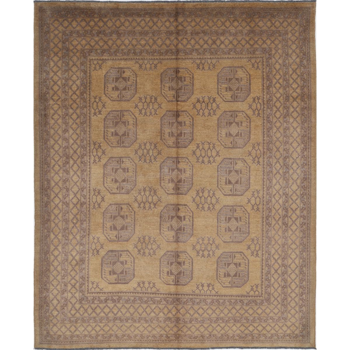 Revival 8x10 Handmade Double Knotted Washable Wool Rug - Colorful
