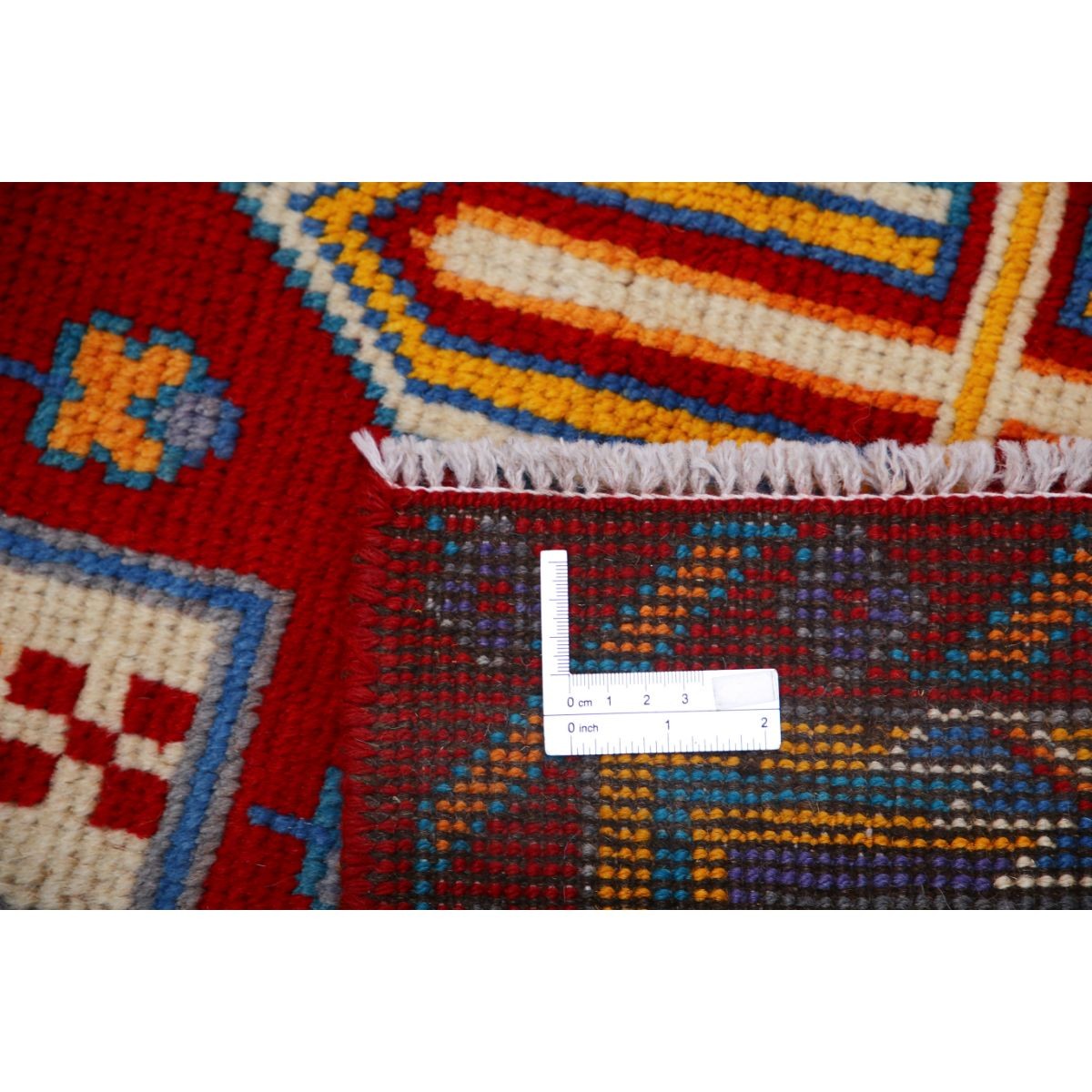 Revival 5x7 Handmade Double Knotted Washable Wool Rug - Colorful