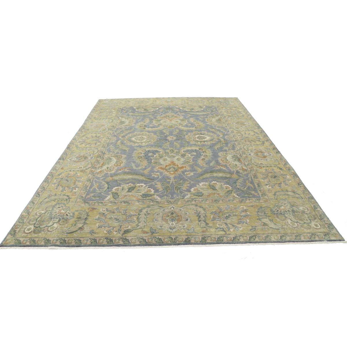 Ziegler 9x12 Handmade Double Knotted Washable Wool Rug - Colorful