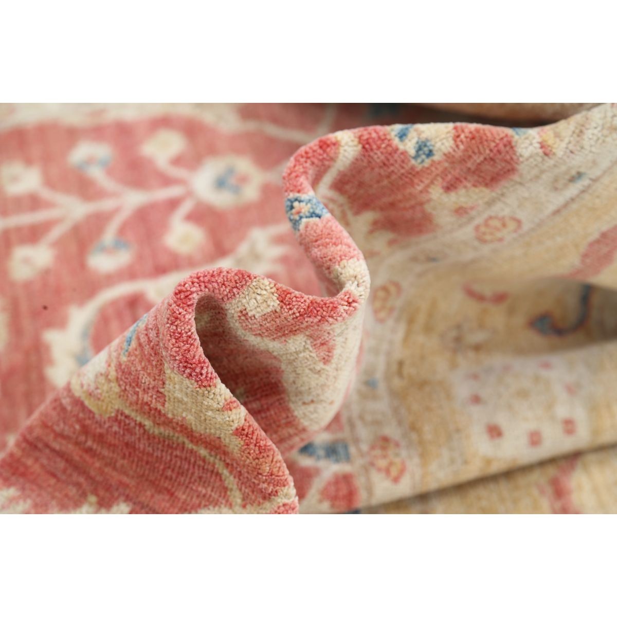 Ziegler 5x7 Handmade Double Knotted Washable Wool Rug - Colorful