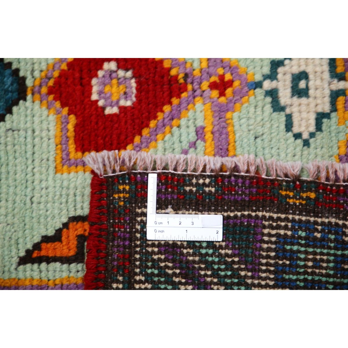 Revival 3x5 Handmade Double Knotted Washable Wool Rug - Colorful