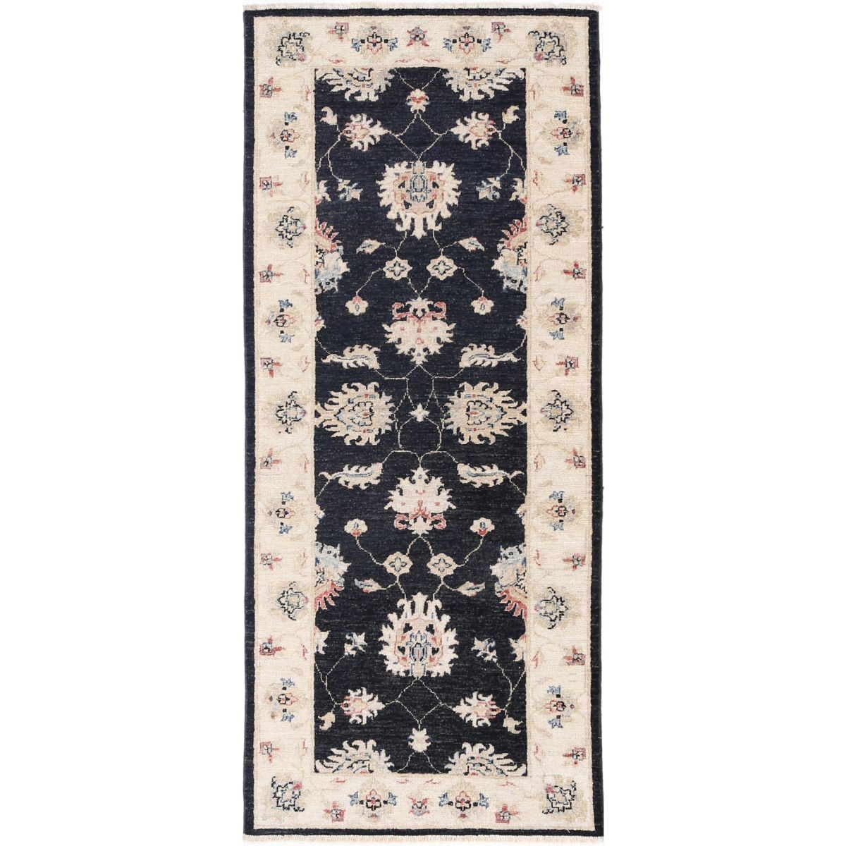 Ziegler 3x7 Handmade Double Knotted Washable Wool Runner - Colorful