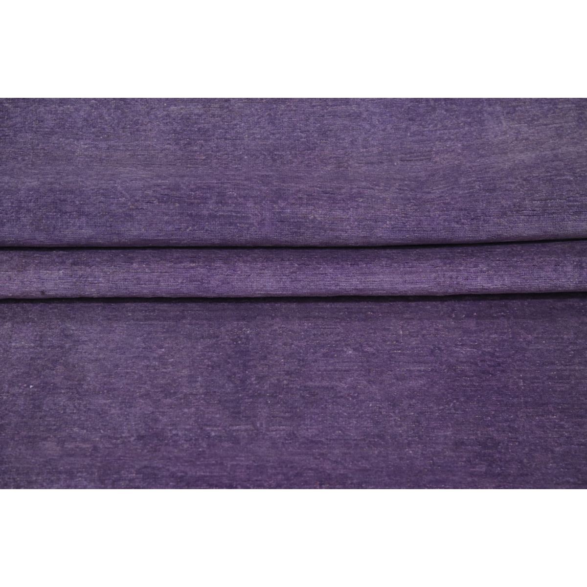 Fine 3x11 Handmade Double Knotted Washable Wool Runner - Monochormatic