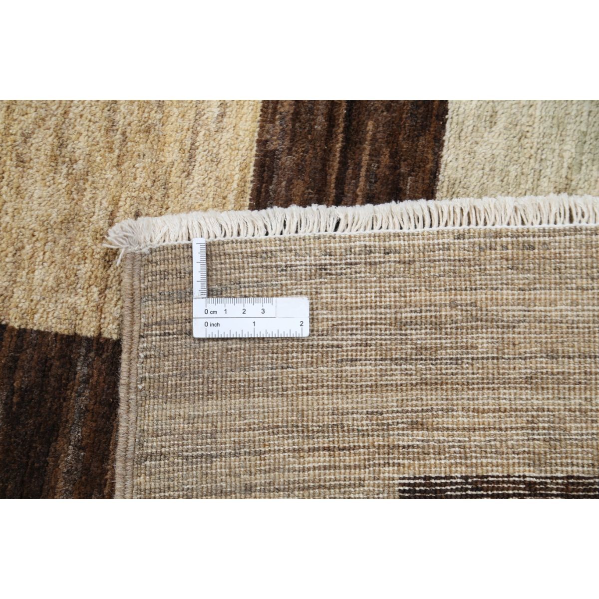 Modcar 12x17 Handmade Double Knotted Washable Wool Rug - Colorful