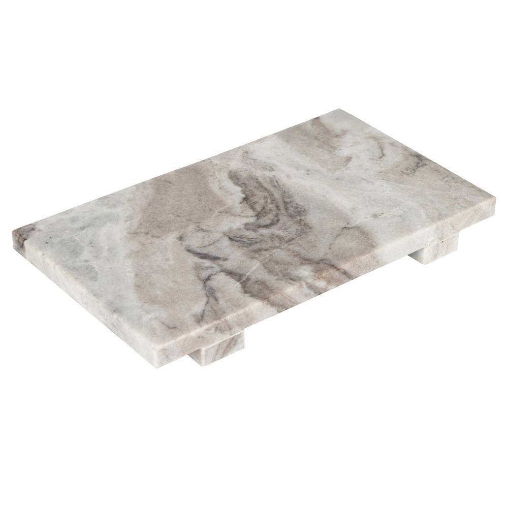 Eglo 427441 "SIAYAN" 25,5 Cm Uzunluğunda Dekoratif Mermer Sunum Tepsisi