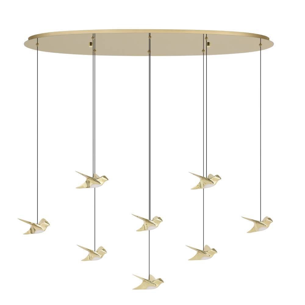 Eglo 390397 "PARATEBUENO 2" 150 Cm Yüksekliğinde Çelik Pirinç Sarkıt Avize