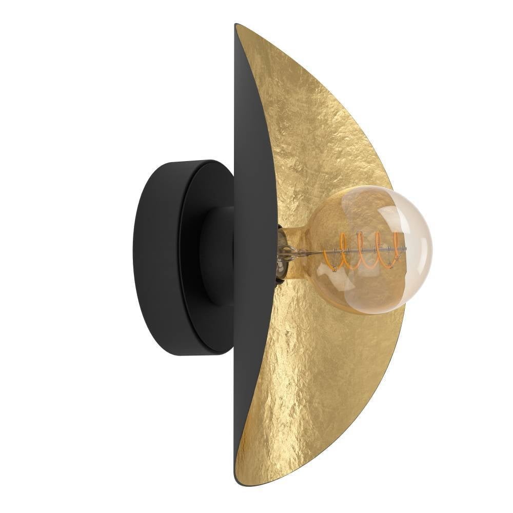 Eglo 390394 "SACEDA" Çelik Siyah, Gold Duvar Aplik