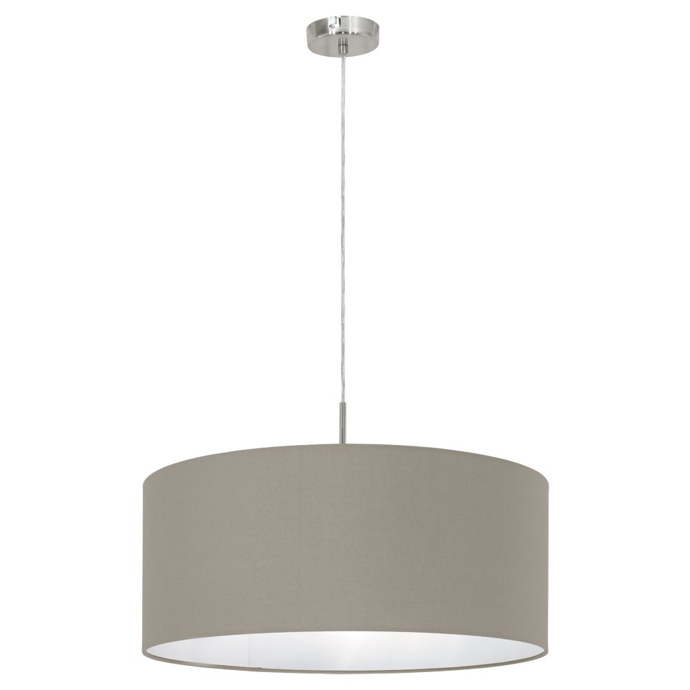 Eglo 31576 "PASTERI" 53 Cm Çapında Çelik Nikel Mat Sarkıt Avize