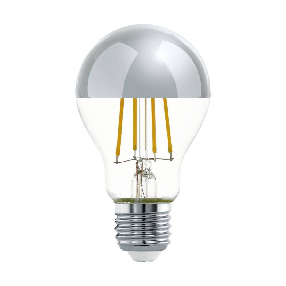 Eglo 110029 E27-Led-A60 Ampul 1X7,3W Şeffaf, Krom 2700K 806 Lümen