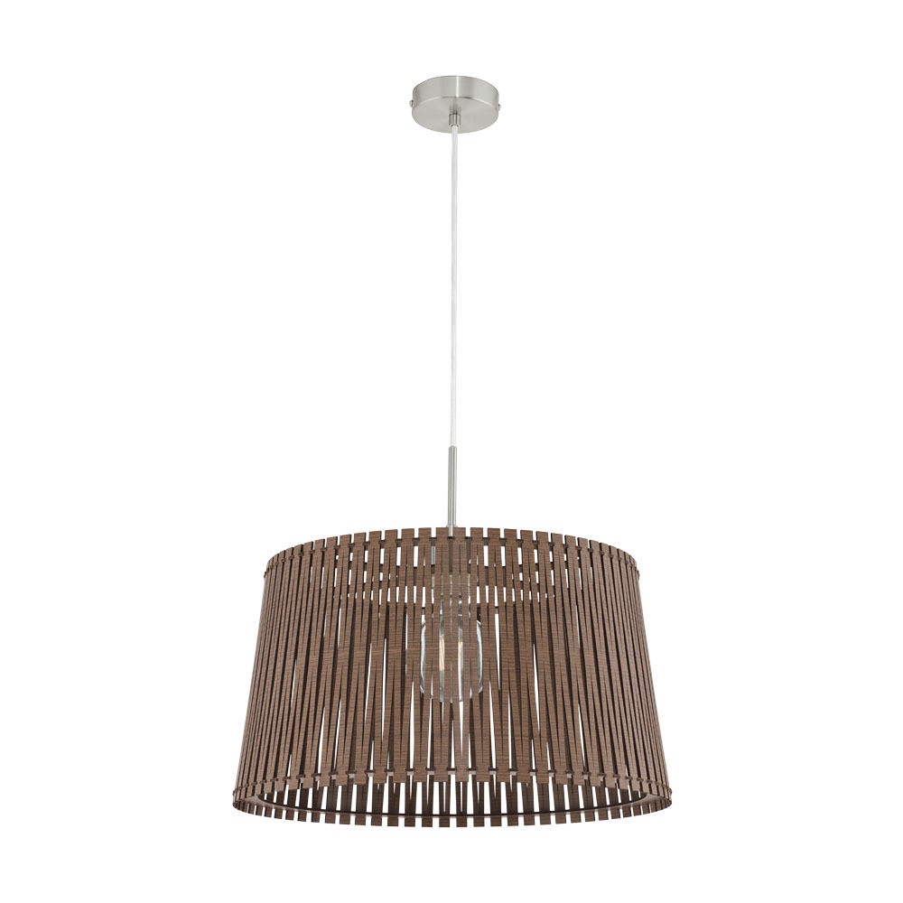 Eglo 96199 "SENDERO" 45 Cm Çapında Çelik Nikel Mat Sarkıt Avize
