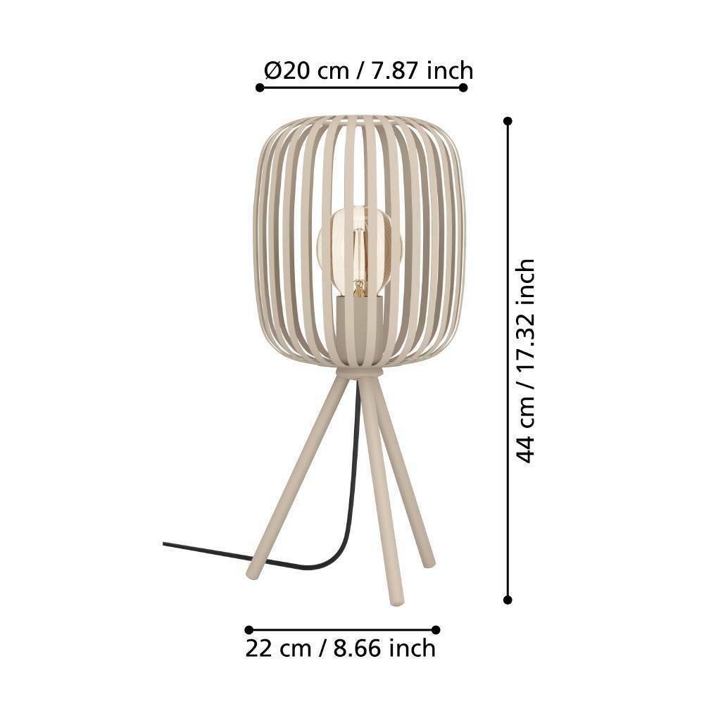 Eglo 900521 "ROMAZZINA" 43,5 Cm Yüksekliğinde Çelik Masa Lambası