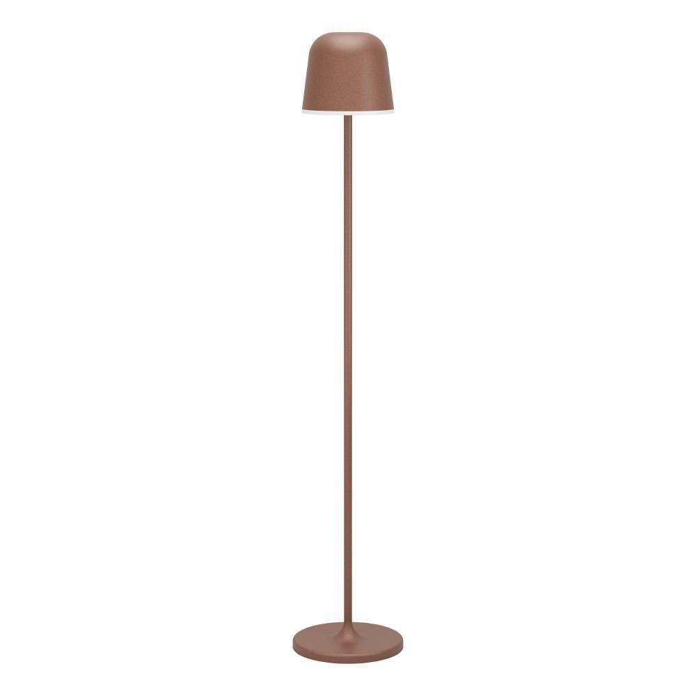Eglo 901751 "MANNERA-L" 140 Cm Yüksekliğinde Usb Girişli Pas Kahverengi Alüminyum, Çelik Dokunmatik Köşe Lambası Lambader