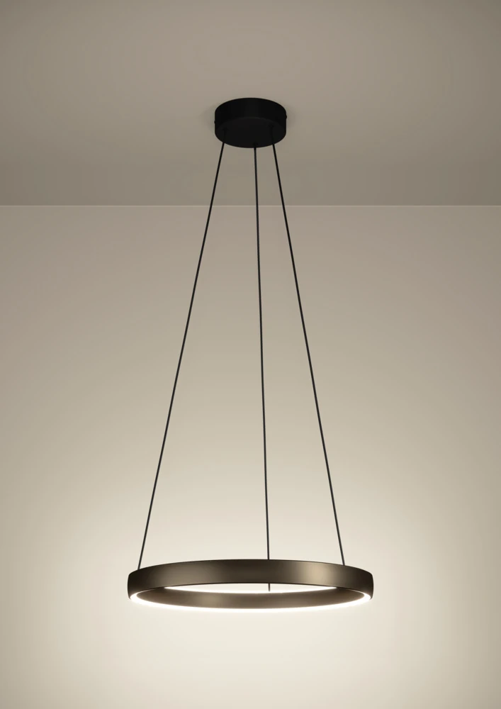 Eglo 390451 "TRABUCO" 150 Cm Yüksekliğinde 55 Cm Çapında Alüminyum Çelik Sarkıt Avize