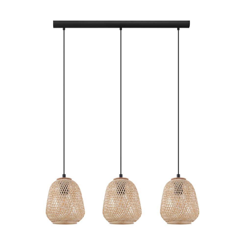 Eglo 43262 "DEMBLEBY" 110 Cm Yüksekliğinde Çelik Siyah Sarkıt Avize