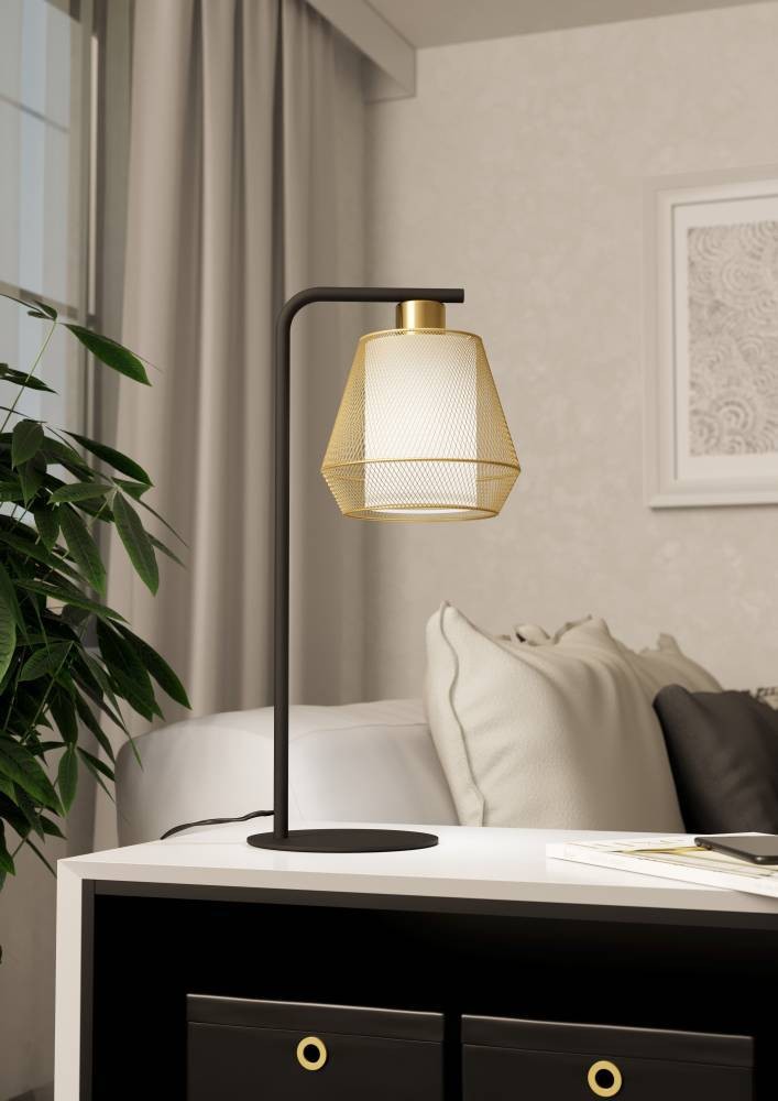 Eglo 900898 "CIUDADELA" 50 Cm Yüksekliğinde Çelik Masa Lambası