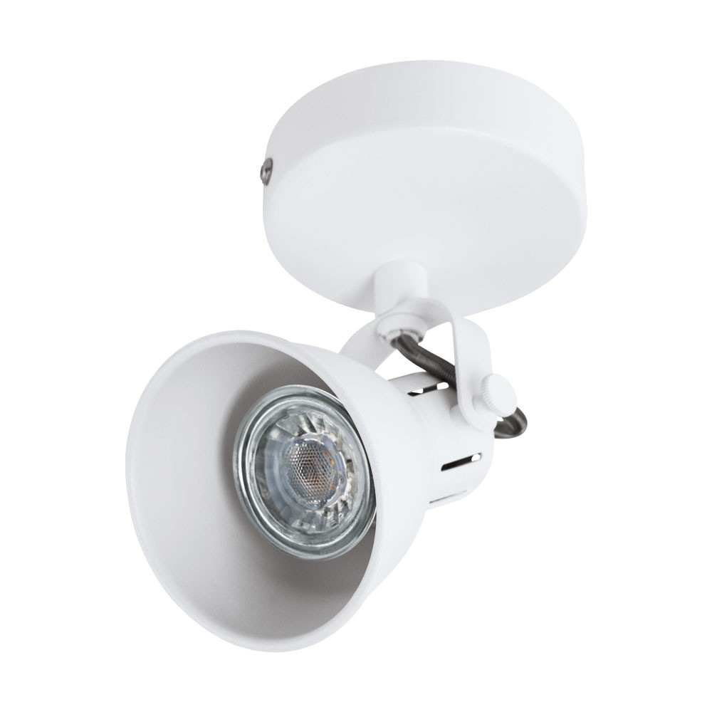 Eglo 98393 "SERAS 1" 1X2,8W Çelik Beyaz Sıva Üstü Spot
