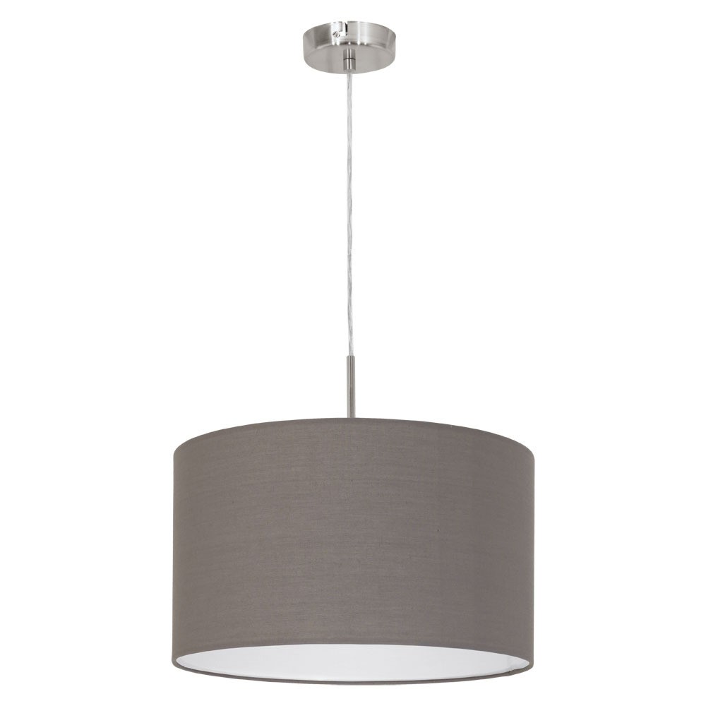 Eglo 31574 "PASTERI" 38 Cm Çapında Çelik Nikel Mat Sarkıt Avize