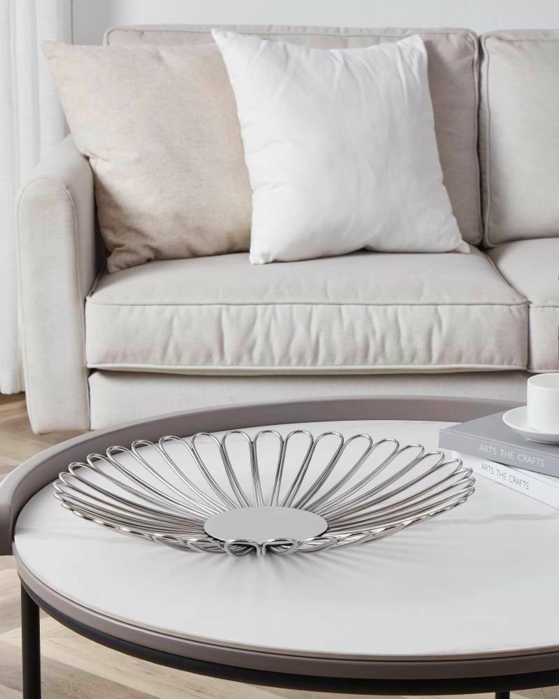 Eglo 427018 "UEDA" 40,5 Cm Çapında Dekoratif Çelik Krom Kase