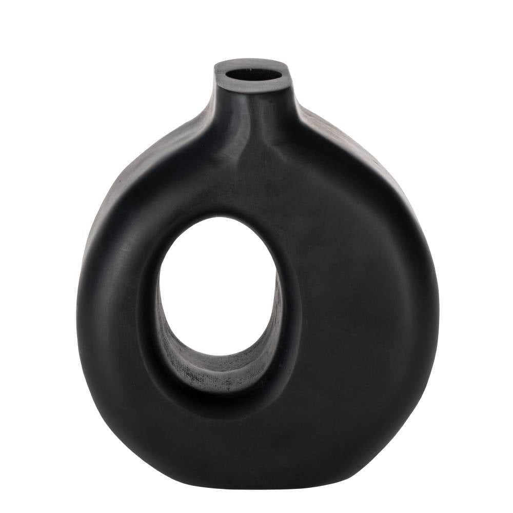 Eglo 421264 "MELOBODY" 16,5 Cm Yüksekliğinde Siyah Ahşap Vazo