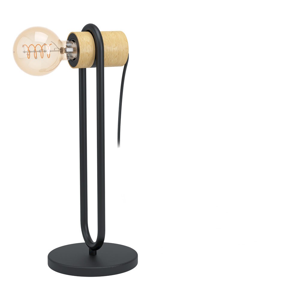 Eglo 43543 "CHIEVELEY" 41 Cm Yüksekliğinde Çelik Masa Lambası