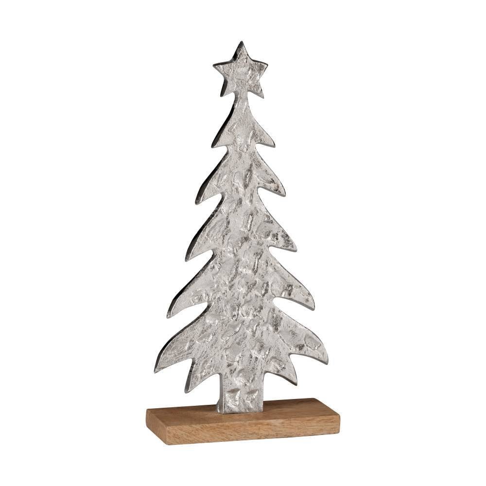 Eglo 427133 "BALIGUIAN" 31 Cm Yüksekliğinde Alüminyum, Ahşap Dekoratif Obje Biblo