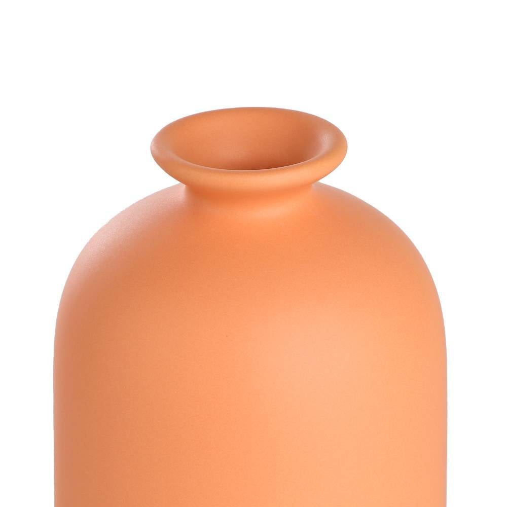 Eglo 421248 "ANJABE" 16,4 Cm Yüksekliğinde Turuncu Seramik Vazo