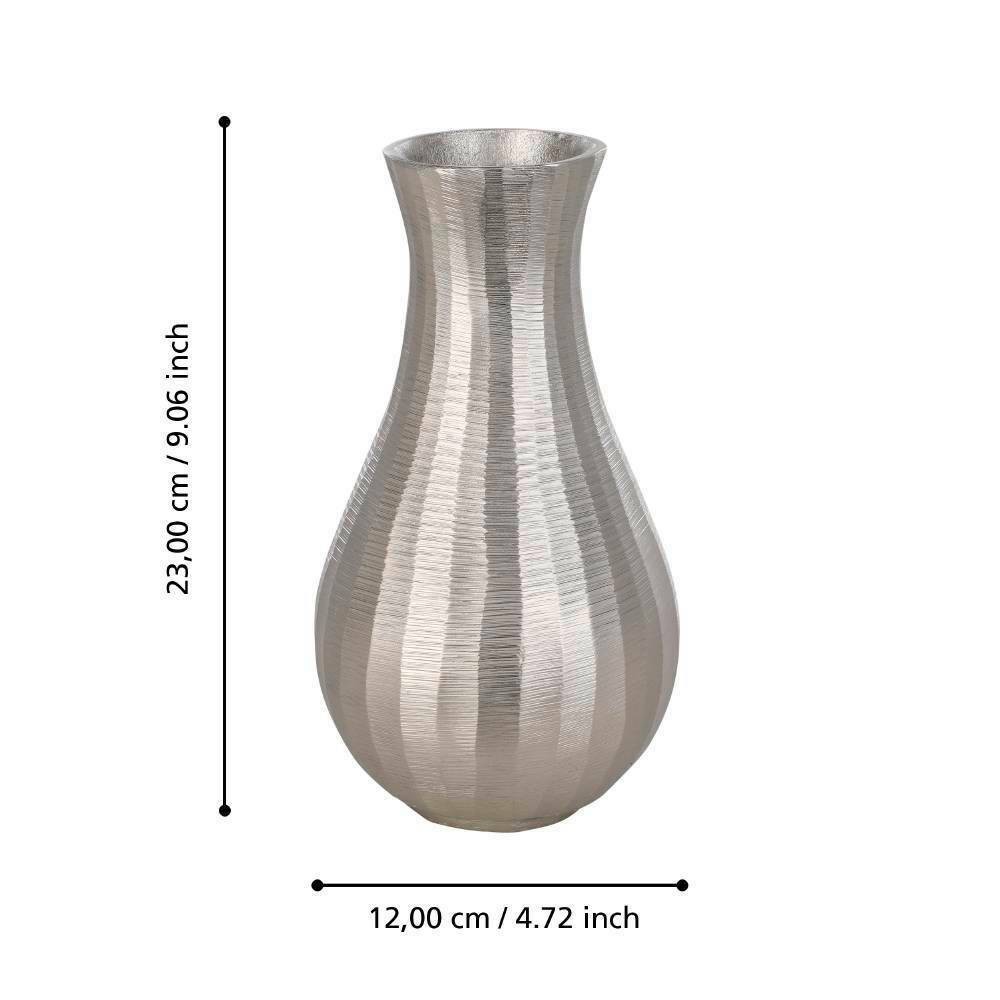 Eglo 421043 "ABUCAY" 23 Cm Yüksekliğinde Nikel Metal Vazo