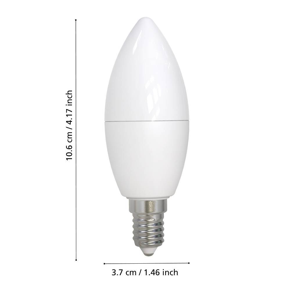 Eglo 110124 E14-Led-C37 Ampul 1X7,5W Opal 3000K 806 Lümen Dim Edilebilir