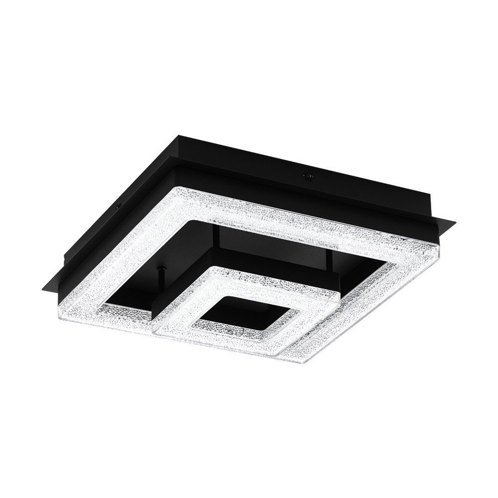 Eglo 99327 "FRADELO 1" 26 Cm Uzunluğunda Çelik Siyah Tavan Armatürü