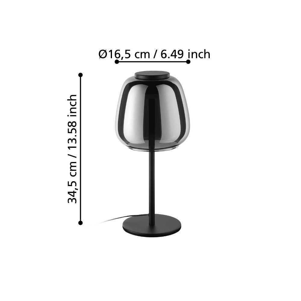 Eglo 901195 "ALFERO-Z" 34,5 Cm Yüksekliğinde Çelik Masa Lambası RGB