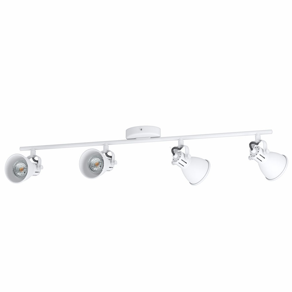 Eglo 98396 "SERAS 1" 4X3W Çelik Beyaz Sıva Üstü Spot