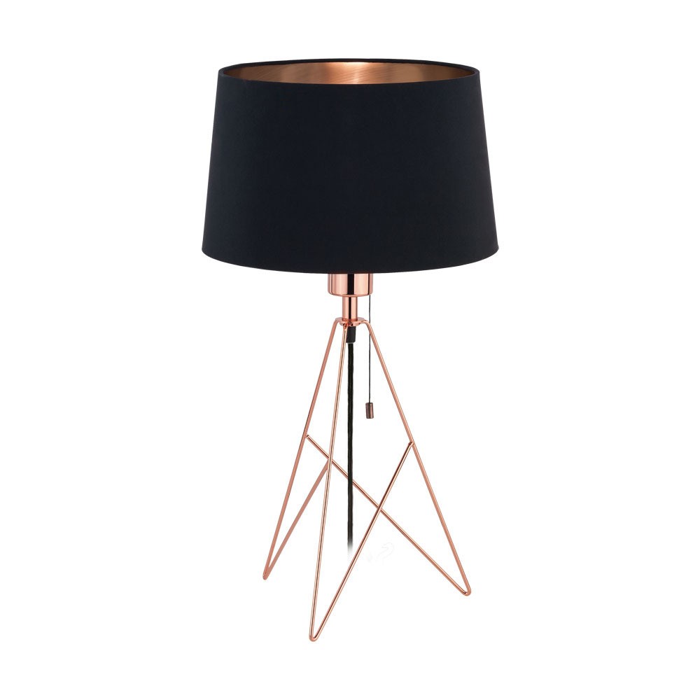 Eglo 39178 "CAMPORALE" 56 Cm Yüksekliğinde Çelik Masa Lambası