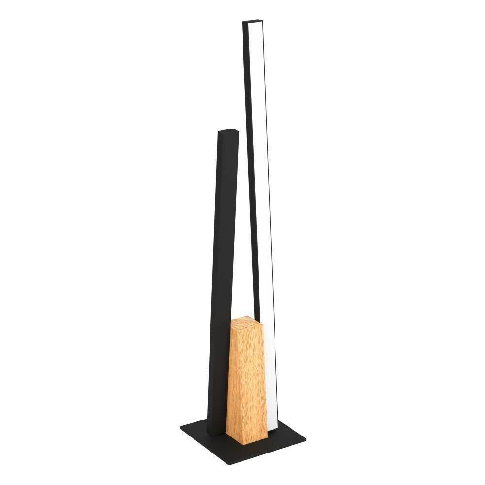 Eglo 900492 "PANAGRIA" 45,5 Cm Yüksekliğinde Alüminyum, Çelik, Ahşap Masa Lambası