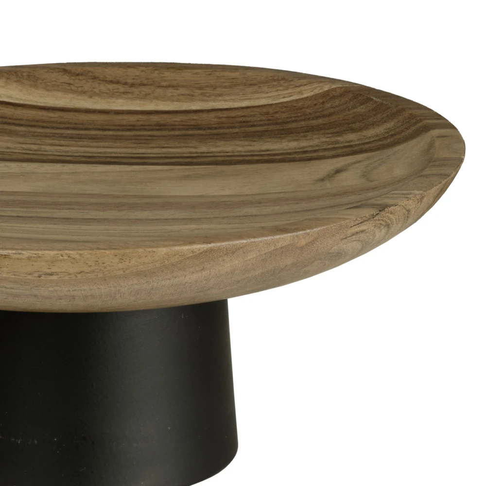 Eglo 427612 "COCHRANE" 9 Cm Yüksekliğinde 22 Cm Çapında Dekoratif Sunum Tepsisi