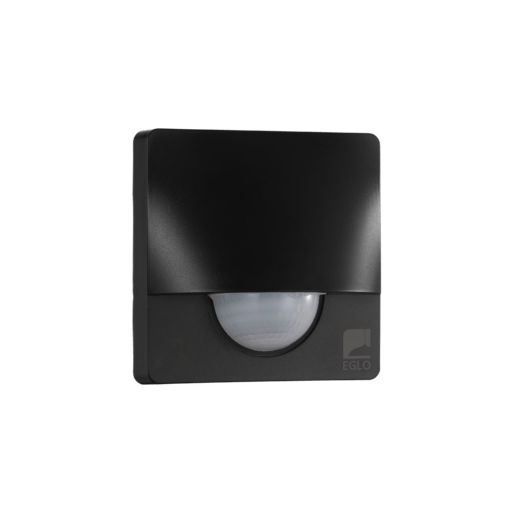 Eglo 97465 "DETECT ME 3" 160° 12M 10Sn-15Dk Plastik Siyah Hareket Sensörü Ip44
