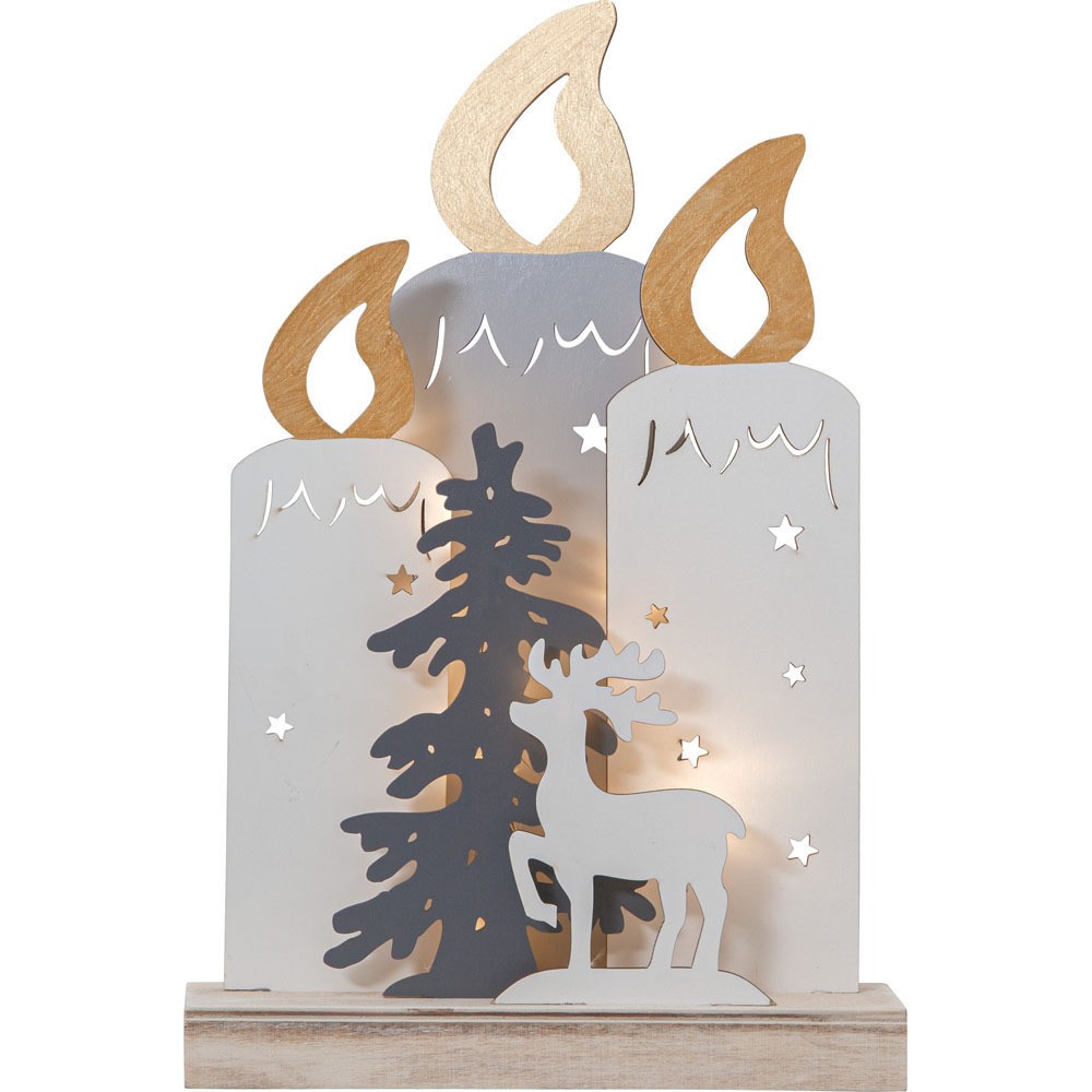 Eglo 270-79 "FAUNA" Ledli Dekoratif Aydınlatma Renkli Ahşap 39Cm Yüksekliğinde 24Cm Uzunluğunda