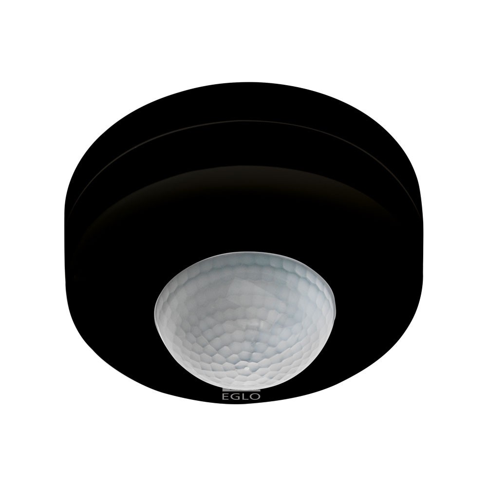 Eglo 97422 "DETECT ME 6" 360° 12M 10Sn-15Dk Plastik Siyah Hareket Sensörü Ip44