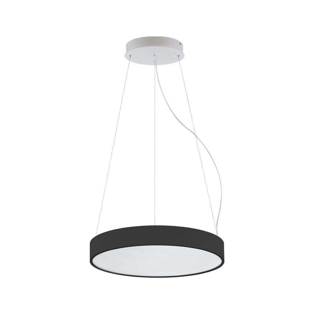 Eglo 63104 "VERUCCHIO" 60 Cm Çapında Çelik Siyah Sarkıt Avize