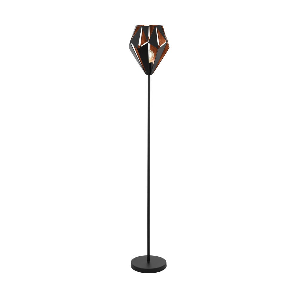 Eglo 49994 "CARLTON 1" 152,5 Cm Yüksekliğinde Çelik Köşe Lambası Lambader
