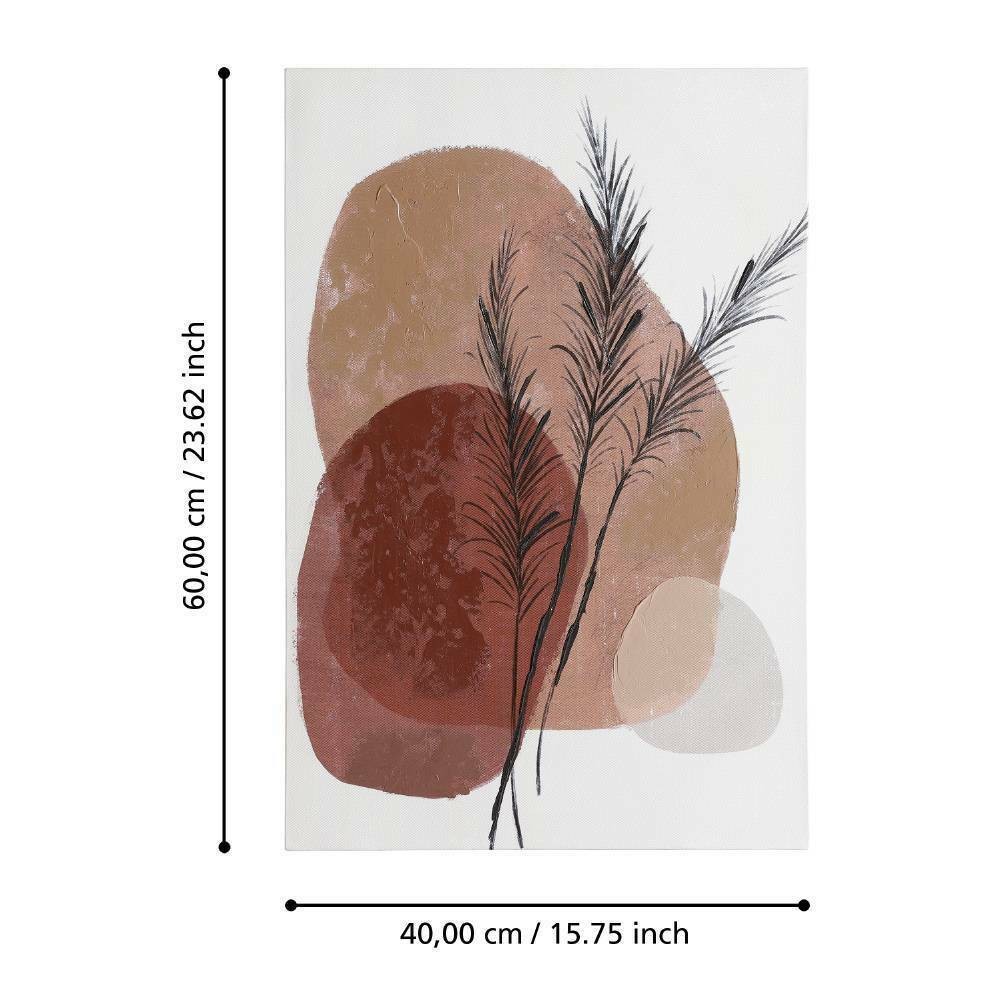 Eglo 423111 "JERANTUT" 60 Cm Yüksekliğinde 40 Cm Uzunluğunda Dekoratif Duvar Tablo Resim