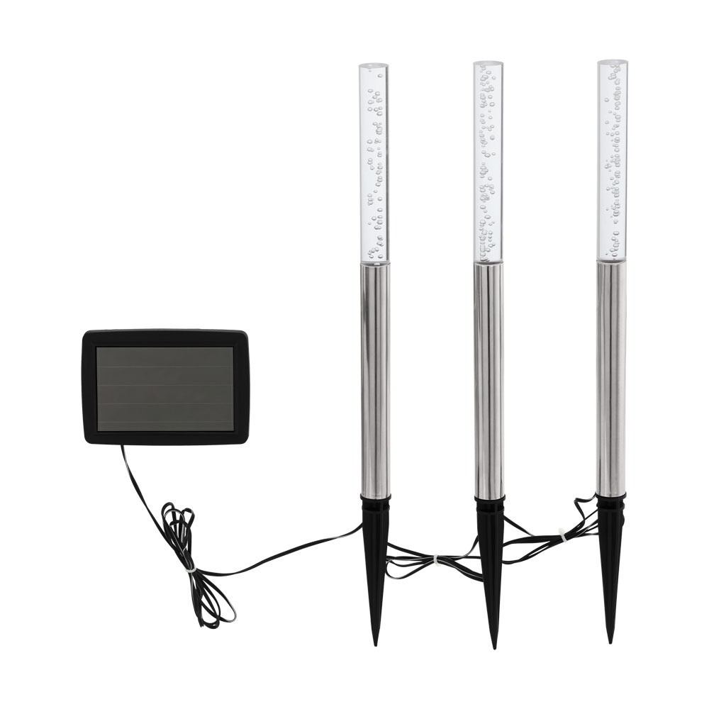 Eglo 48666 Güneş Enerjili Çime Saplama RGB Bahçe Aydınlatması Solar Aydınlatma Ip20