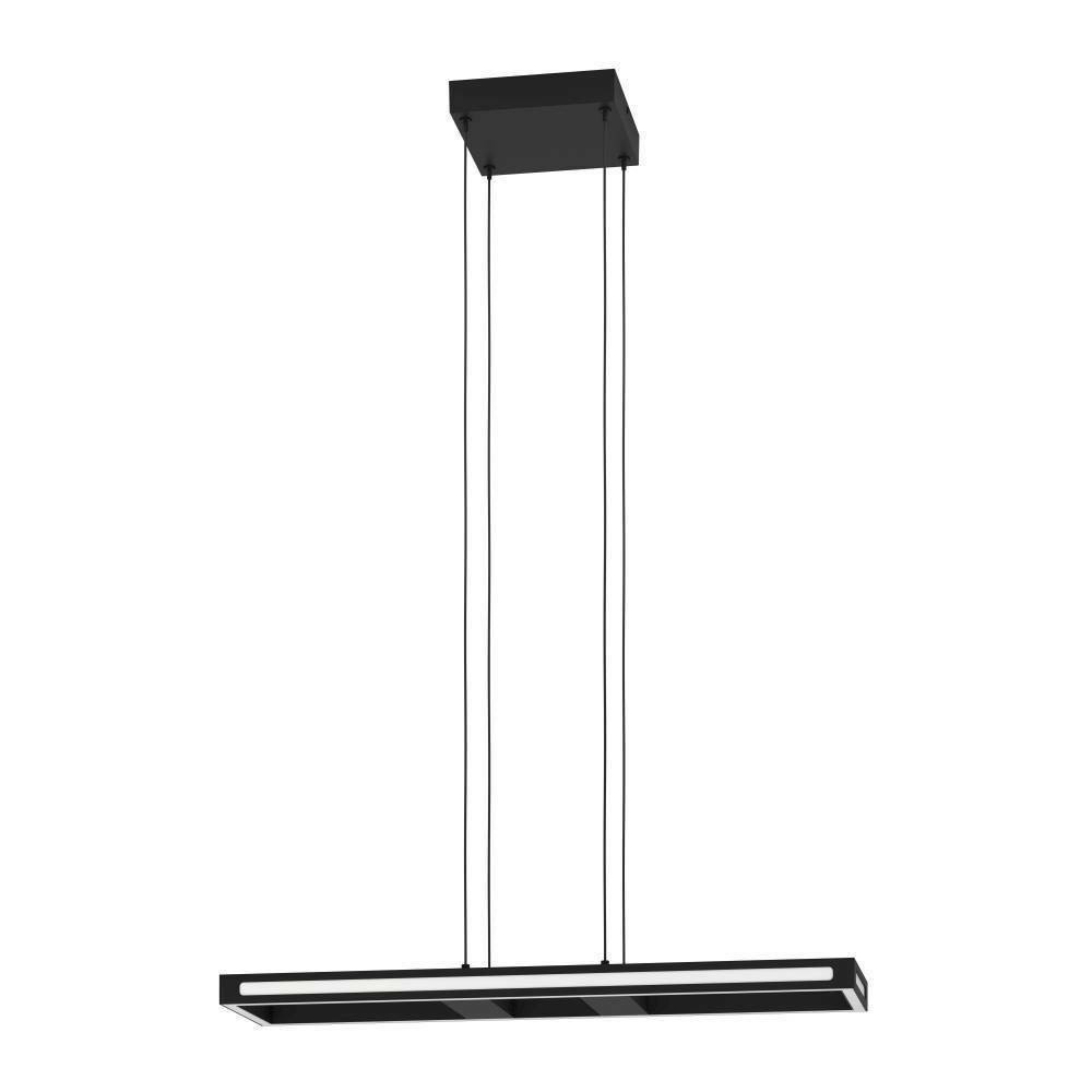 Eglo 99678 "SALVILANAS-Z" 110 Cm Yüksekliğinde Alüminyum, Çelik Siyah Sarkıt Avize