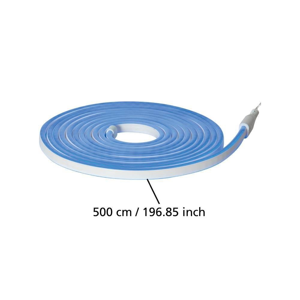 Eglo 900221 "FLATNEONLED" 500 Cm Uzunluğunda Dış Mekan Bahçe Aydınlatması Ağaç Mavi Led Şerit Ip44